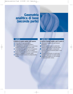 Geometria Analitica di Base: Equazioni e Funzioni