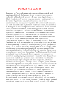 Uomo e Natura: Rapporto, Impatto e Conservazione