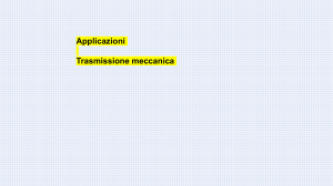 Applicazioni sulla Trasmissione Meccanica