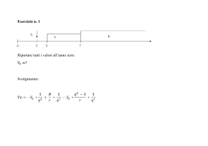 Esercizi di matematica finanziaria: valore attuale