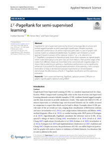 Lγ-PageRank for Semi-Supervised Learning