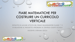 Fiabe matematiche per costruire un curricolo verticaleprimoquad1ctorsiello