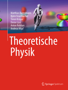 Theoretische Physik: Lehrbuch zur theoretischen Physik