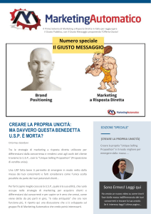 Creare Unicità: La USP è Morta? Marketing a Risposta Diretta
