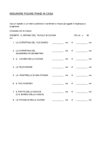 COMPITO DI REALTA' misurare in casa- figure piane