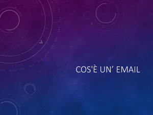 Cos'è un’ email  e come si crea