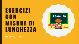 Esercizi sulle Misure di Lunghezza per la Scuola Elementare