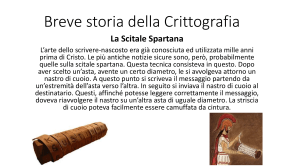 Breve storia della Crittografia dsa