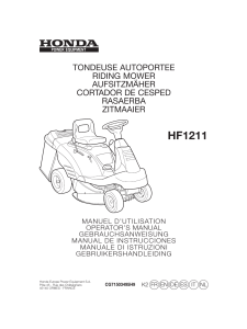 manuale honda 1211 