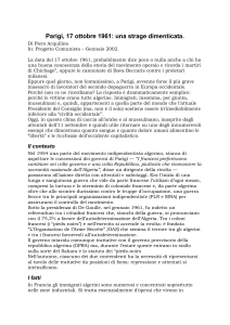 Massacro di Parigi 1961: Una Strage Dimenticata
