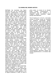 La donna nel mondo antico