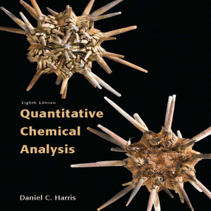 Quantitative Chemical Analysis Textbook, 8th Edition