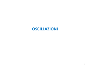 Oscillazioni: Moto Periodico e Oscillatore Armonico