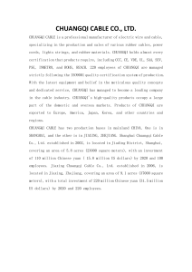 Chuangqi Cable Co., Ltd.
