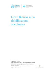 Libro Bianco sulla riabilitazione oncologica