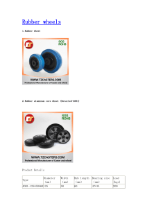 Rubber wheel