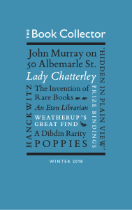 The Book Collector: Winter 2018 - Literary Journal
