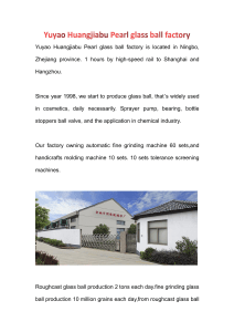 Glass Ball For Sprayers from Yuyao Huangjiabu Pearl glass ball factory