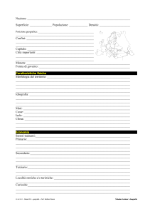 Scheda di Sintesi Geografia: Nazione, Clima, Economia