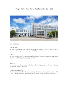 Ningbo Kaili Auto Parts Manufacturing Co