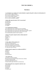Quiz Chimica