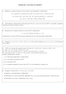 2-Esercizi Vettori Numerici