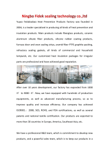 Packing seal Graphite PTFE packing