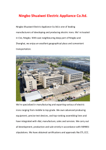 Ningbo Shuaiwei Electric Appliance Co.ltd.2