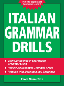 Grammatica Italiana: Esercizi per Principianti e Intermedi
