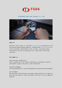 Fengcheng Fuda Auto Sensors Co.,ltd