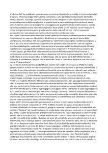 Fraternità e Complessità: La Visione di Edgar Morin
