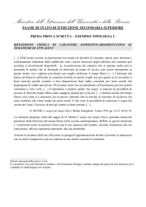 Esame di Stato: Riflessioni sull'Utopia del Tempo Libero