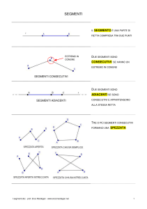 Segmenti: Definizioni e Proprietà Geometriche