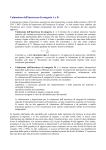 Valutazione dell'incertezza: Metodi A e B