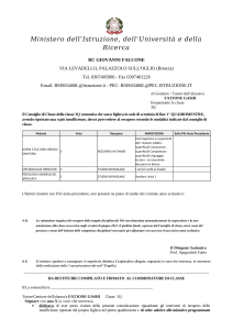 Comunicazione Recupero Insufficienze Scolastiche - Classe 3Q