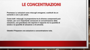 Preparazione Soluzioni a Concentrazione Nota: Guida di Laboratorio