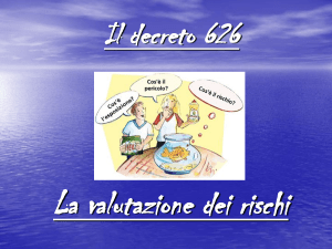 Decreto 626: Valutazione dei Rischi in Ambienti Alimentari