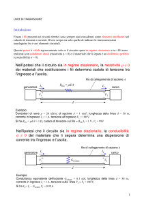 Linee di Trasmissione: Principi e Modelli Elettrici