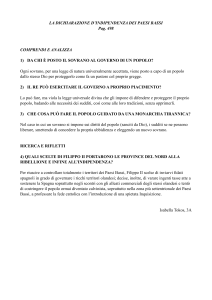 La dichiarazione d’indipendenza dei Paesi Bassi - Isabella Tokos 3A