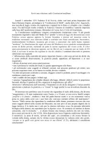 COSTITUZIONI MELFITANE - Isabella Tokos 3A