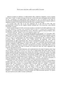 STORIA DELLE CROCIATE - Isabella Tokos 3A