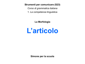 1 articolo