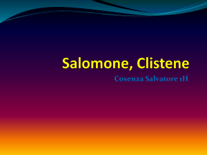Salomone e Clistene: Storia e Riforme