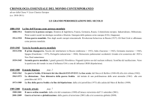 Cronologia del Mondo Contemporaneo: 1880-2009