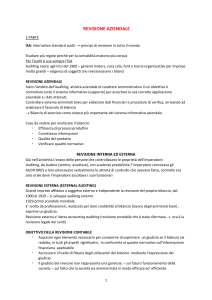 REVISIONE AZIENDALE