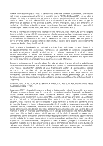 Metodo Montessori: Principi e Applicazione