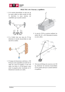 Problemas de Práctica de Fuerzas y Equilibrio