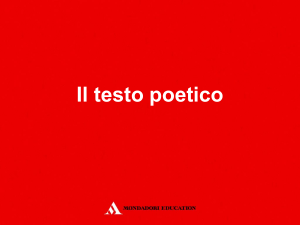 Testo Poetico: Forma, Linguaggio, Metrica e Rima