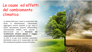 Cambiamenti Climatici: Cause ed Effetti | Presentazione