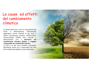 Cambiamento Climatico: Cause ed Effetti | Presentazione